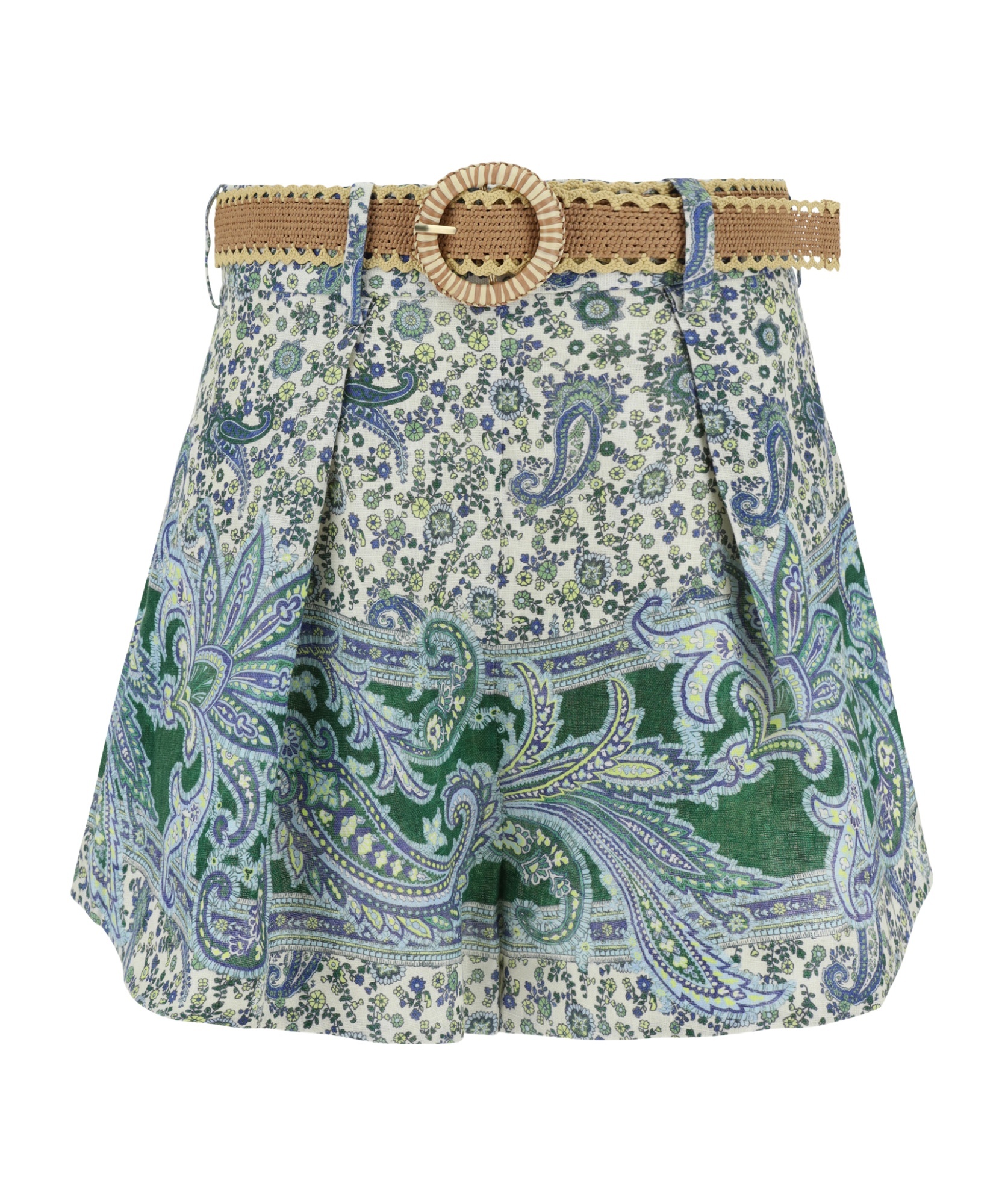 Shop Zimmermann Pattern Printed Shorts In Multicolor