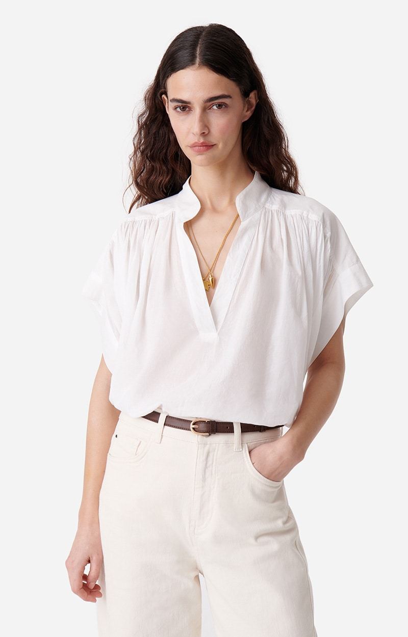 Vanessa Bruno V-collar Shirt In White