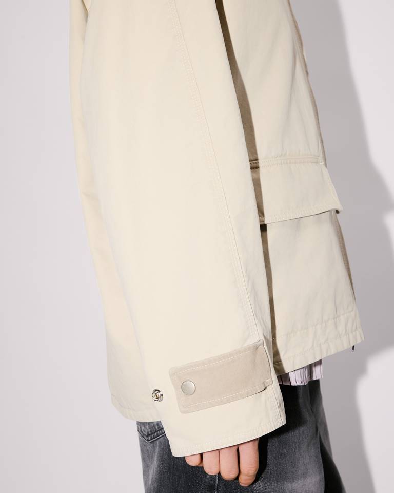 Kenzo Workwear Jacket In Cotton In Burgundy