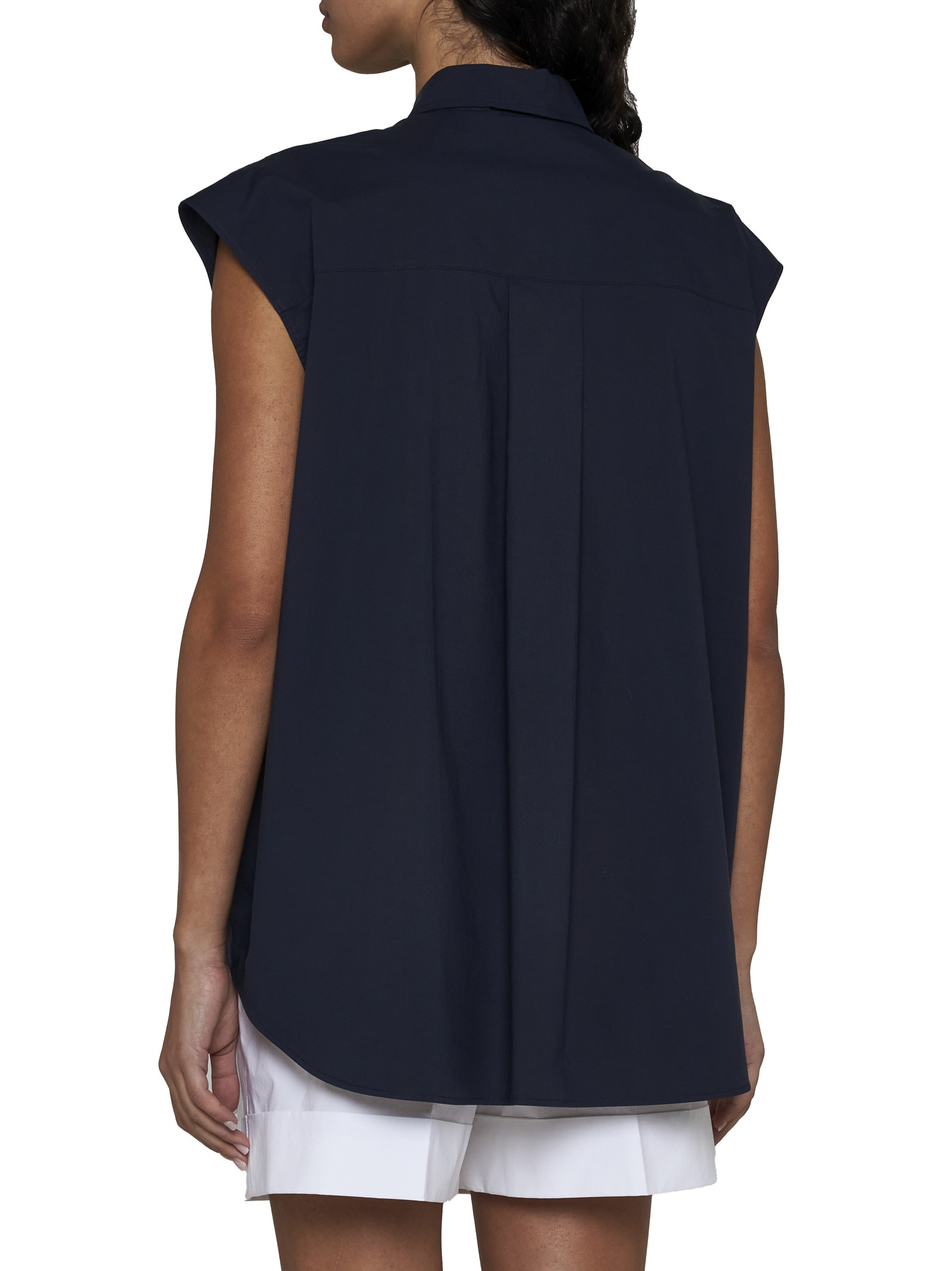 Shop P.a.r.o.s.h Sleeveless Vest In Black