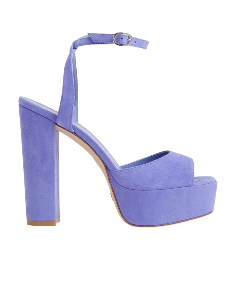 Stuart Weitzman Ryder Ii Thick-soled Sandals In Blue