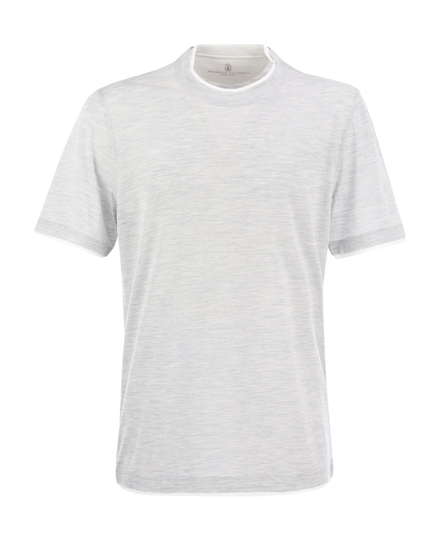 Brunello Cucinelli Slim Fit T-shirt In White