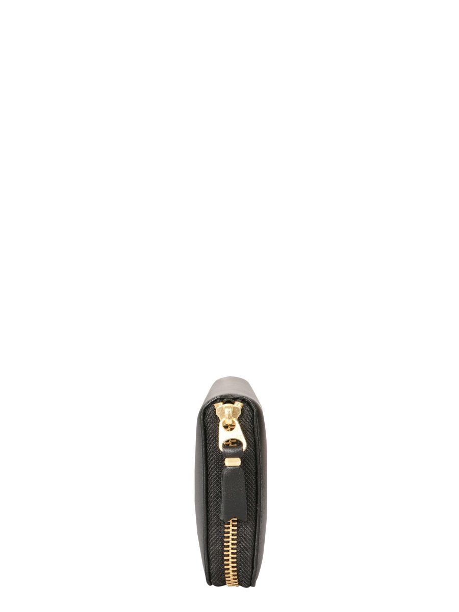 Comme Des Garçons Zip-around Wallet In Black