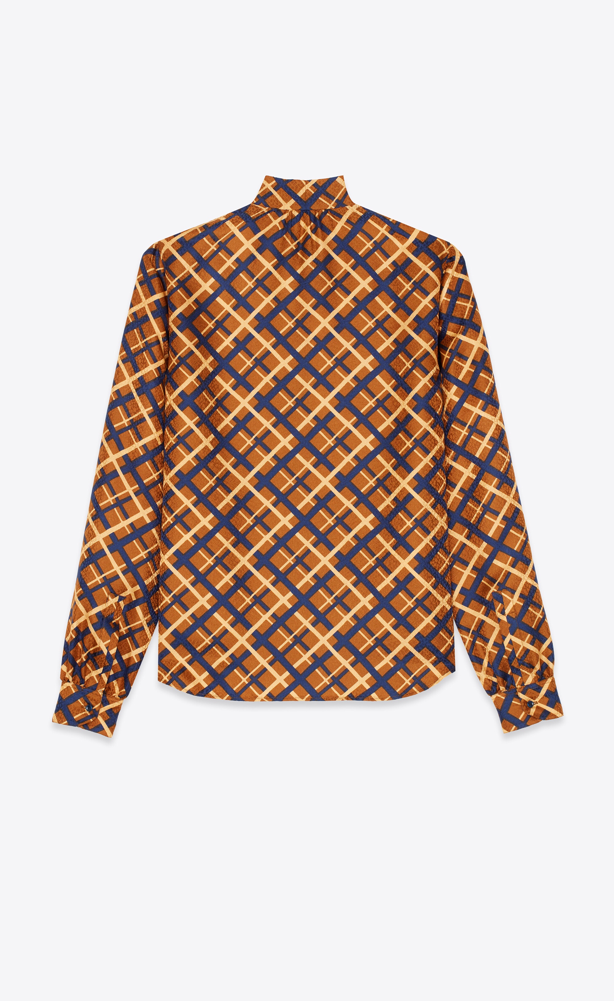 SAINT LAURENT LONG-SLEEVED BUTTON BLOUSE 