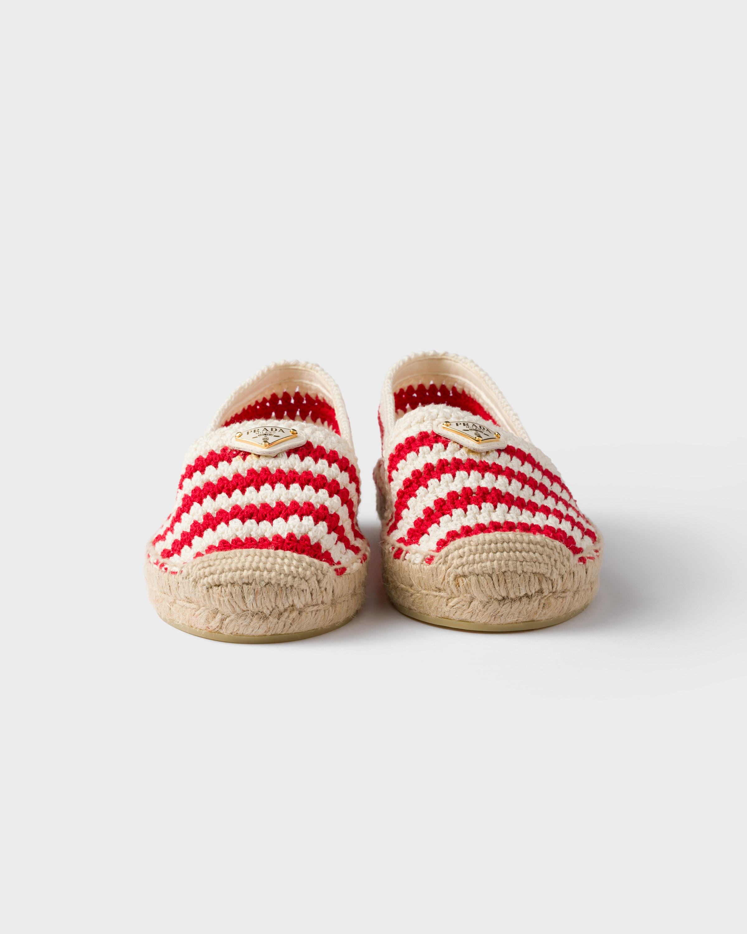 Prada Espadrillas In Crochet Bicolor Donna