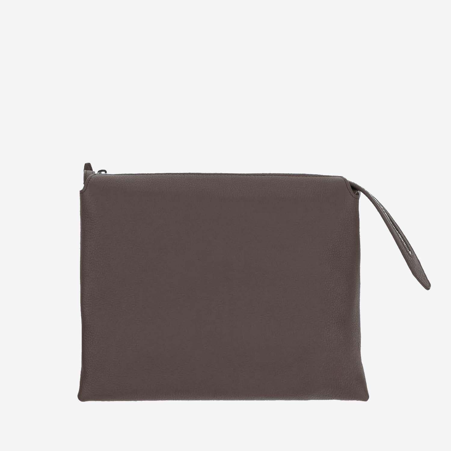The Row Zipper Shoulder Bag In Brown