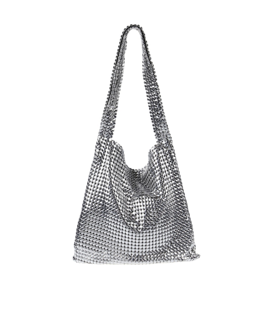 Rabanne Chainmail Tote Bag In Gray