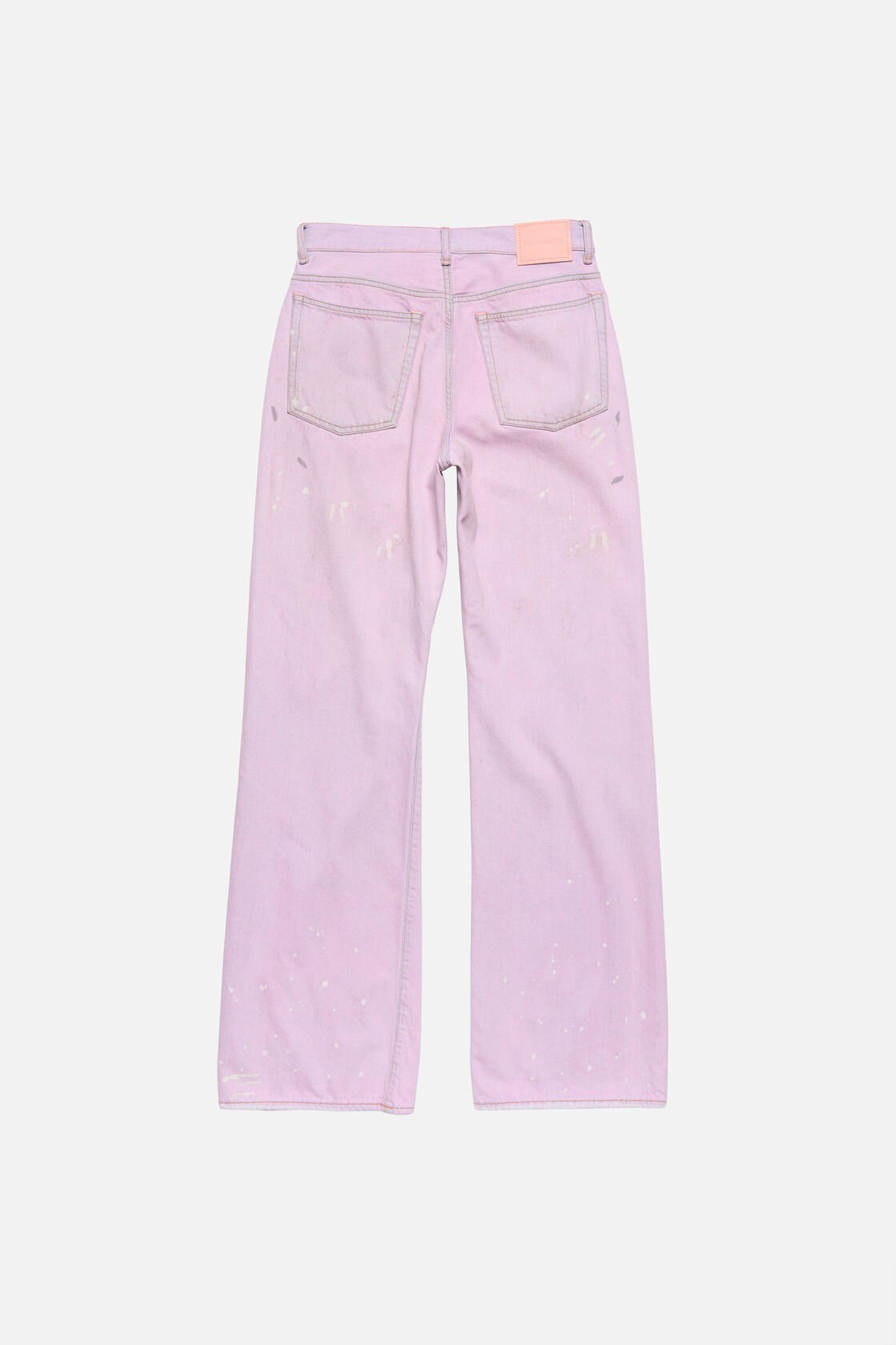 Acne Studios Belt Loop Jeans In Pink
