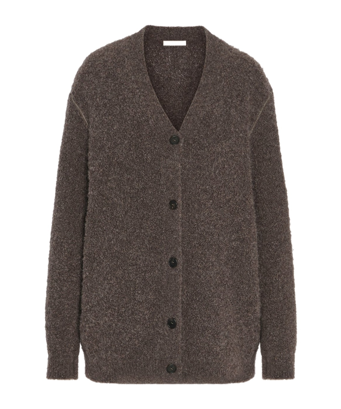 The Row Long-sleeved Cardigan In Brown