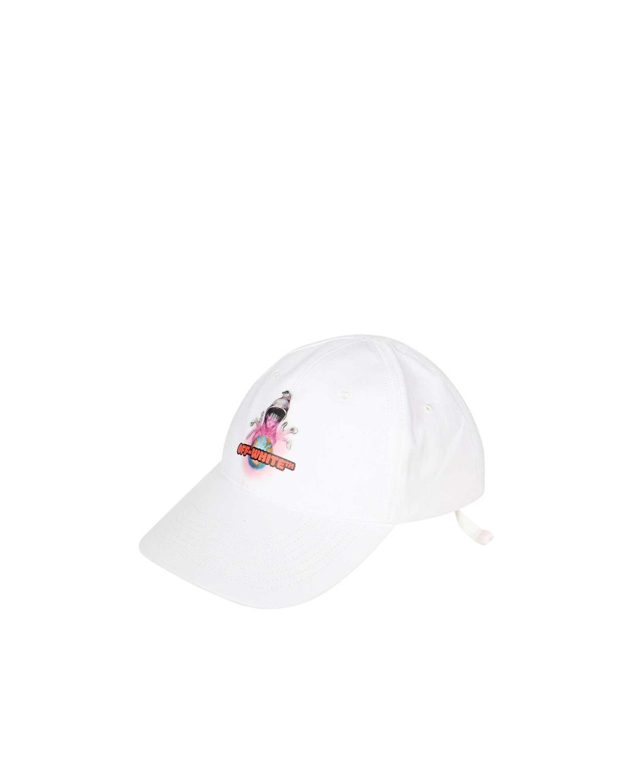 Off-white Logo Hat In White