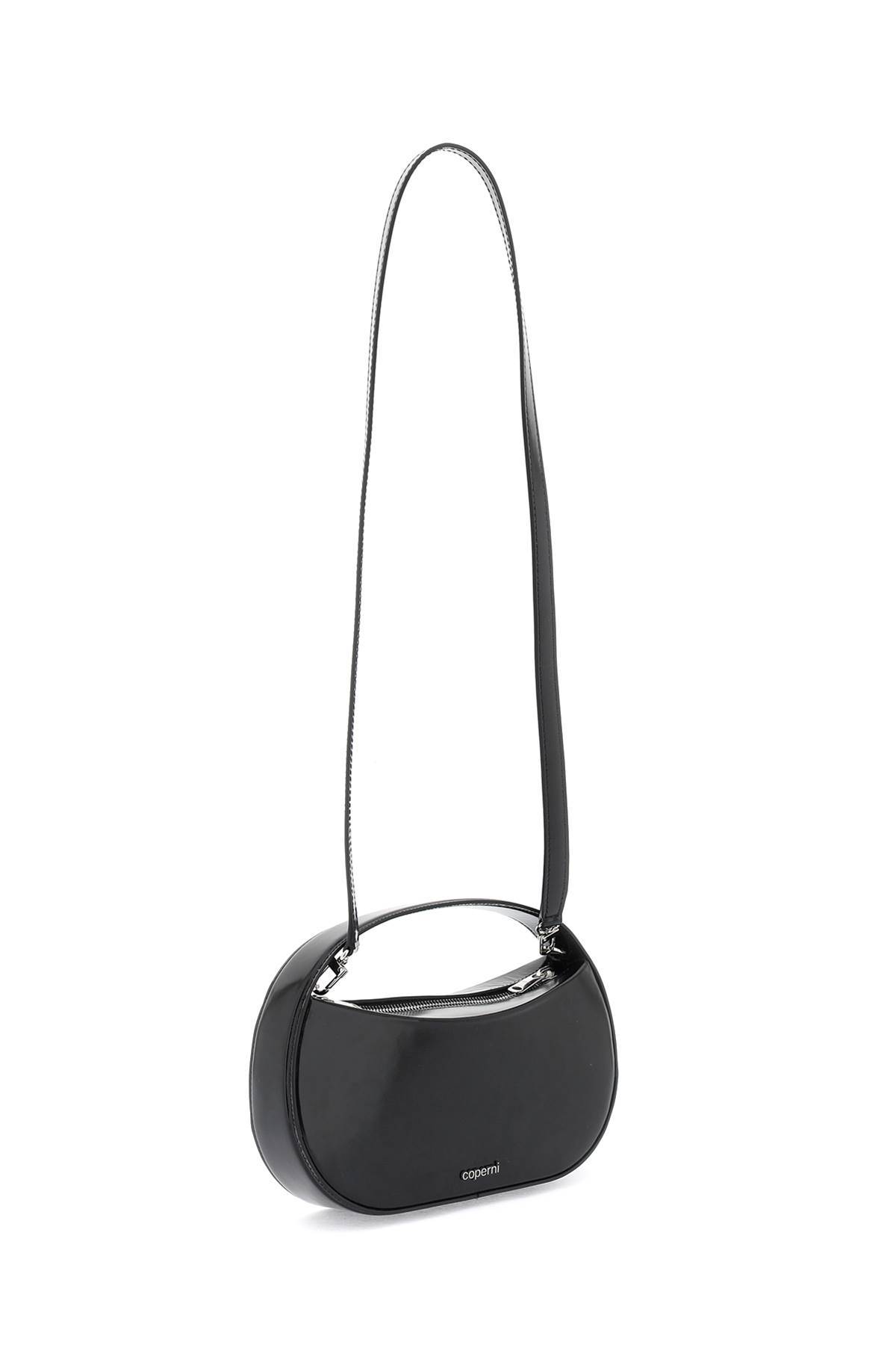 Coperni 'sound Swipe Small' Black Handbag With Logo Detail In Black