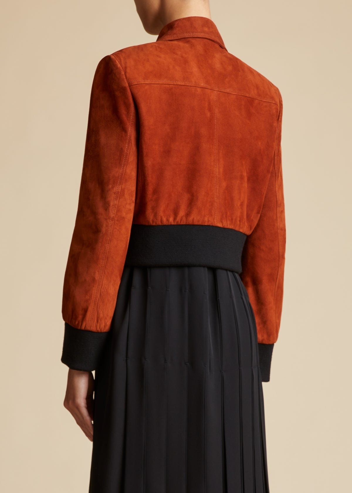 Khaite Hector Zip-up Jacket In Black