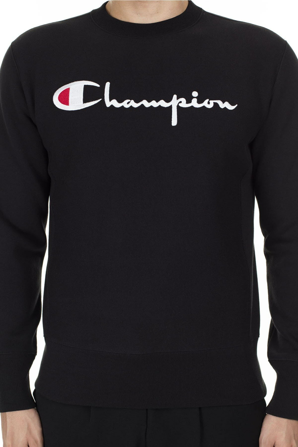 Champion Printed Pattern Pullover In Black