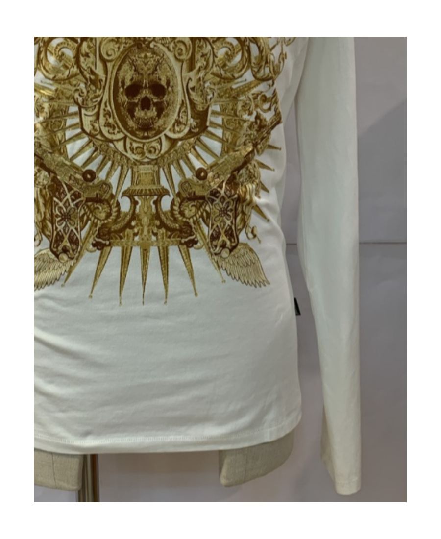Just Cavalli Printed T-shirt In Gray