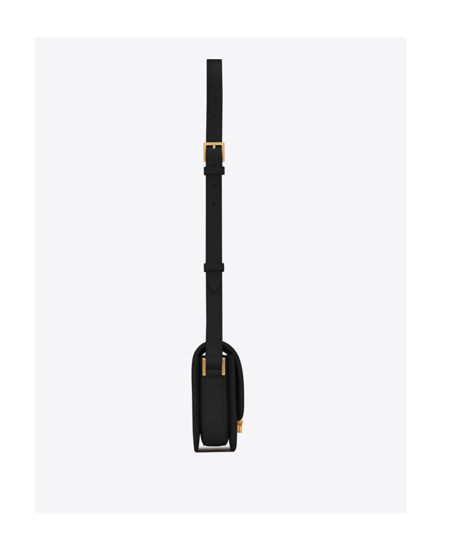 Saint Laurent Small Solferino Satchel Crossbody Bag In Black