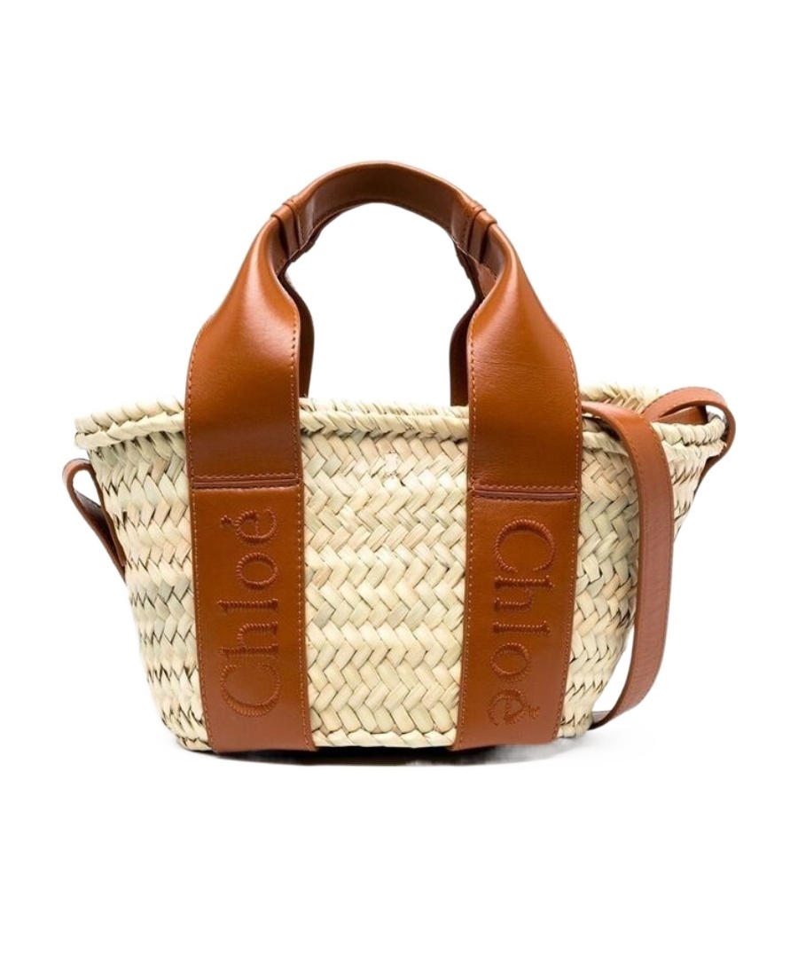 CHLOÉ CHLOÉ SENSE OPEN TOP SMALL BASKET BAG