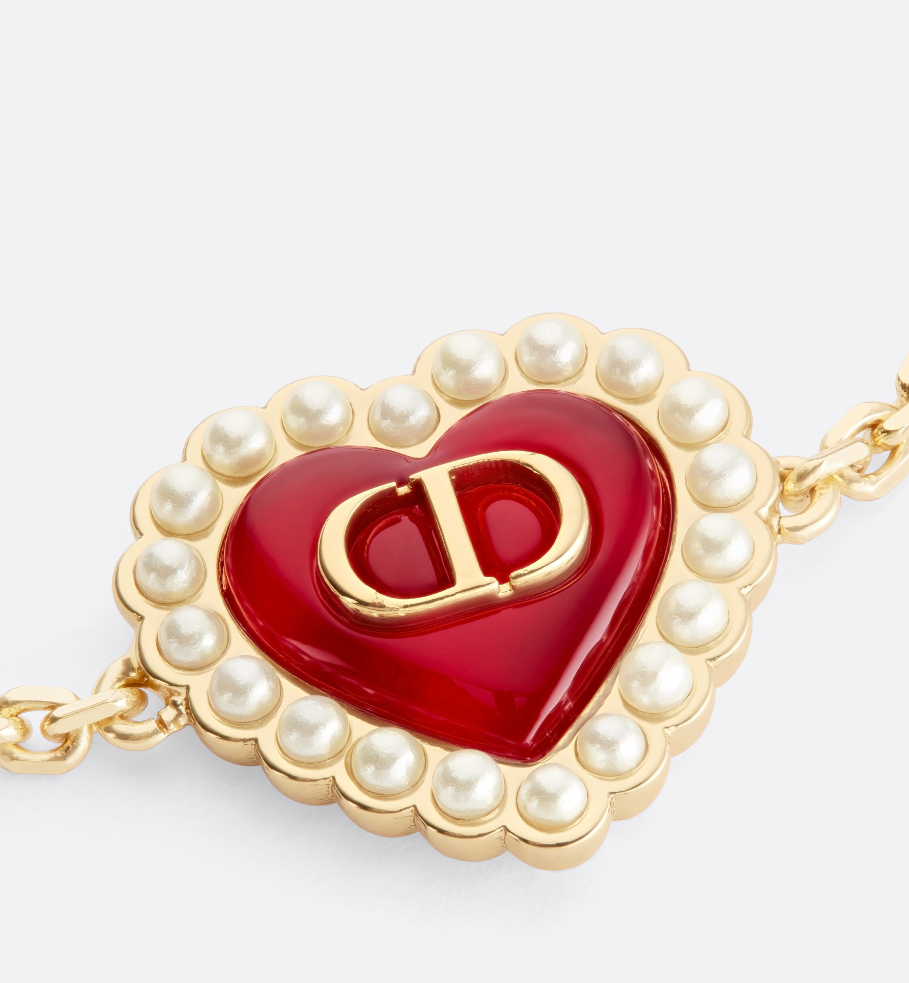 Dior Petit Cd Baroque Bracelet In Gold