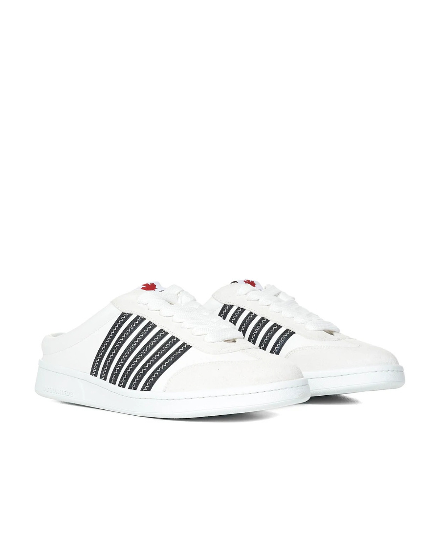 Dsquared2 Side Striped Muller Casual Shoes In White