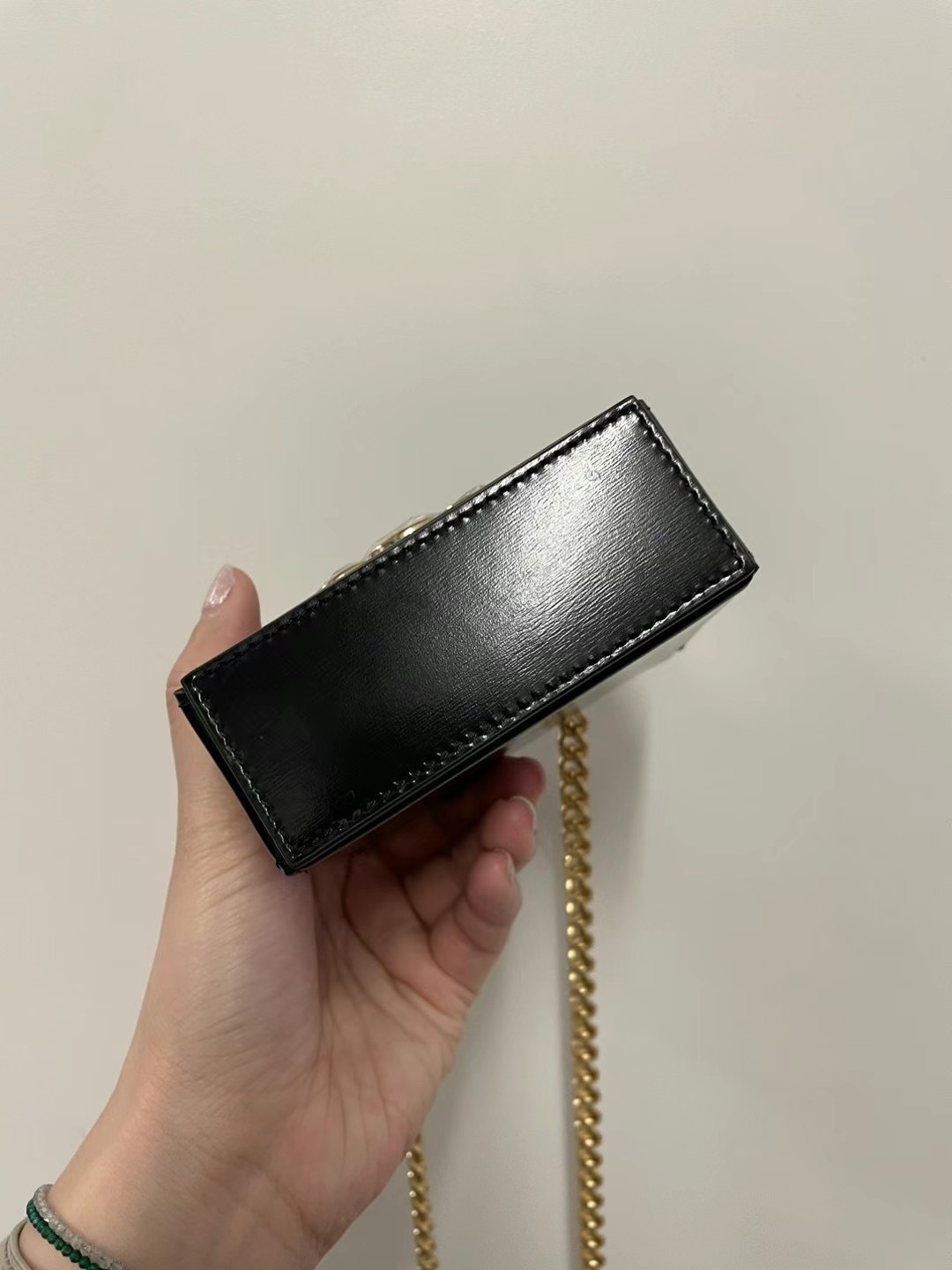Celine Box Mini Leather Clutch In Black