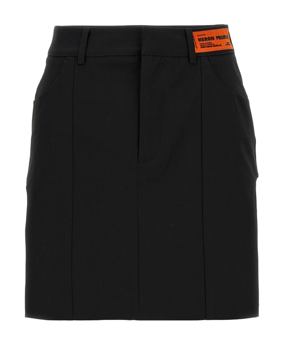 HERON PRESTON HERON PRESTON LOGO PATCH CUT-OUT SKIRT