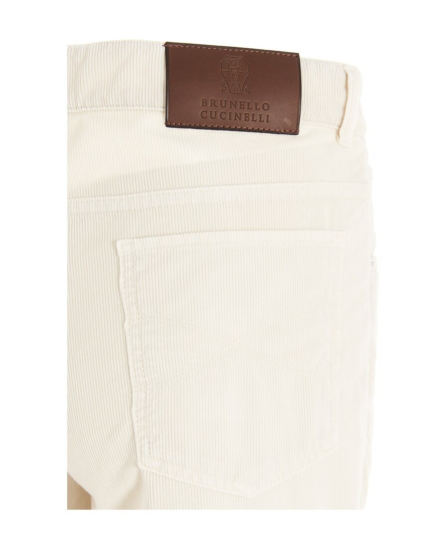 Brunello Cucinelli Italian Fit Pants In Off White Color In White