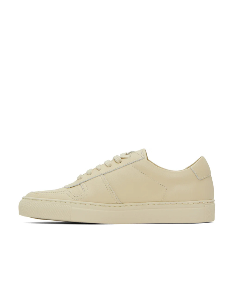 Common Projects Beige Bball Low Sneakers In Nude