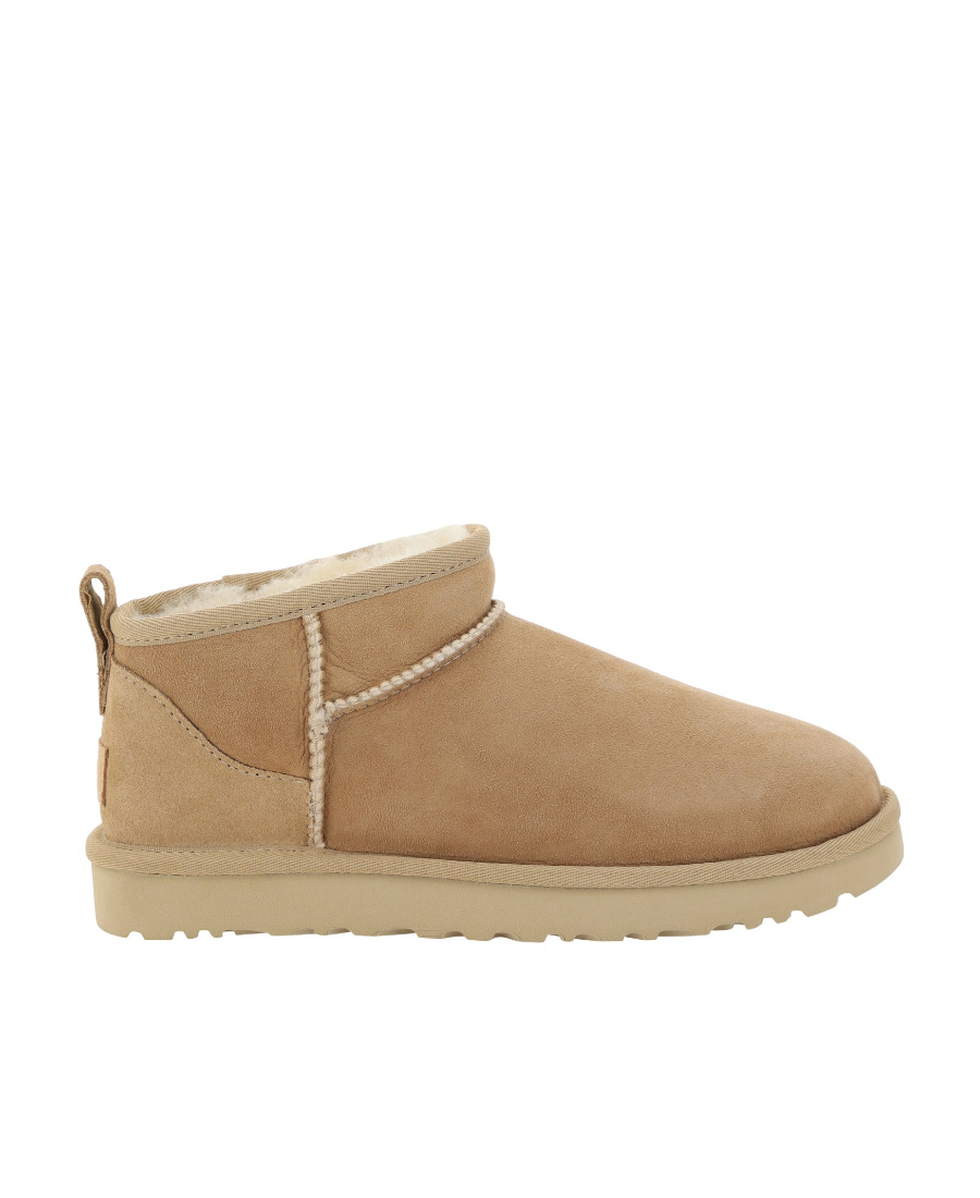 Shop Ugg Classic Ultra Mini Boots In Nude