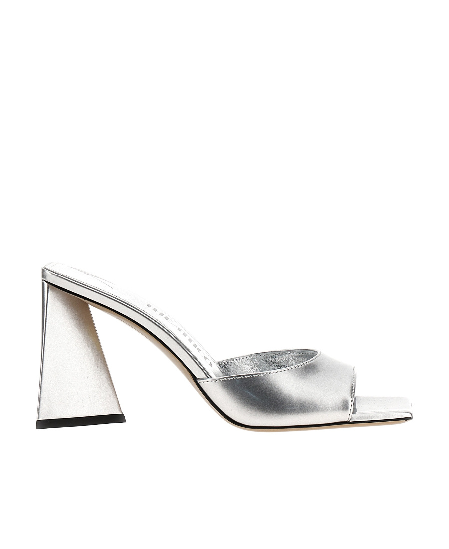 Attico Mule ''mini Devon'' Silver In White