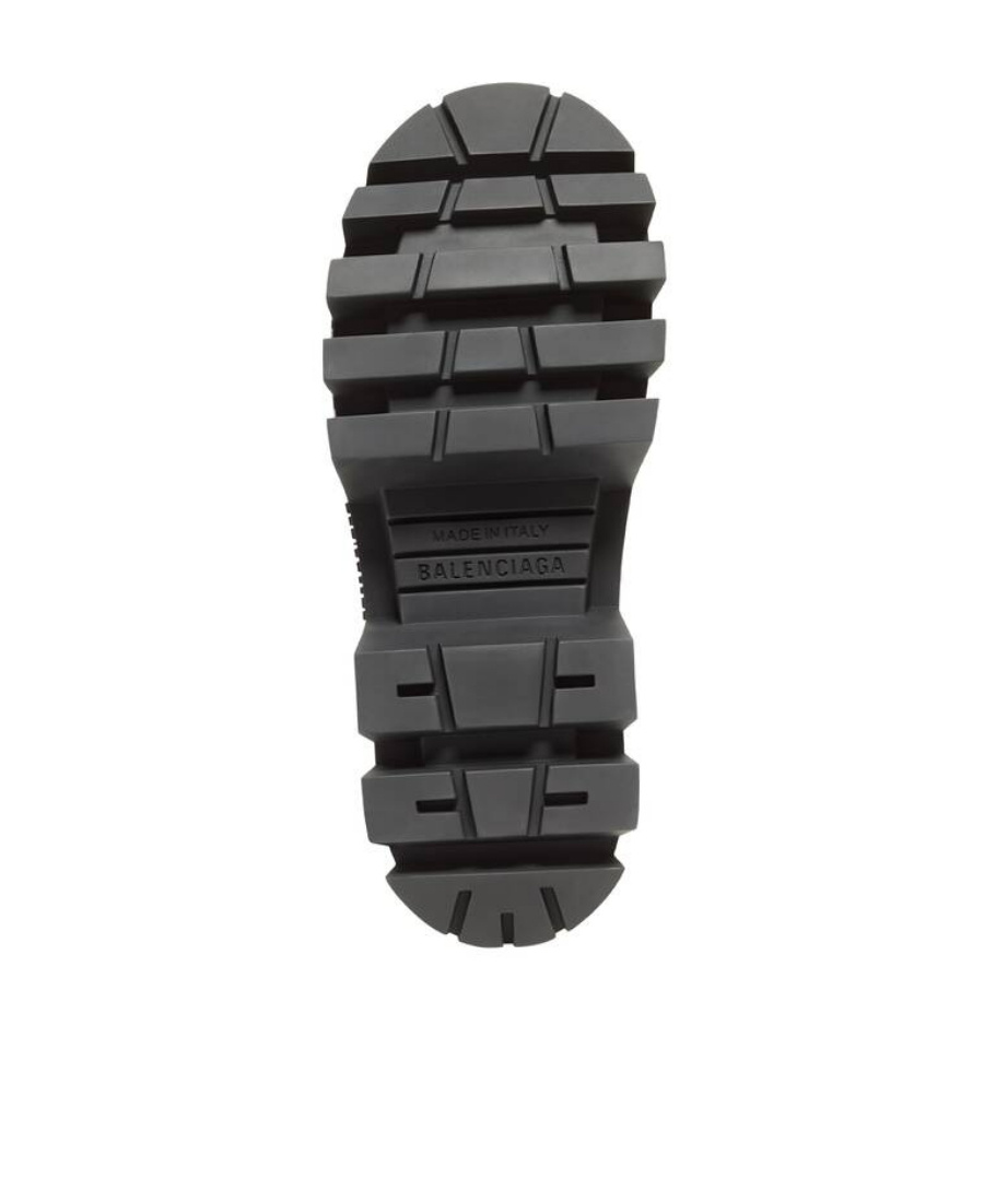 Balenciaga Bulldozer 40 Leather Chelsea Boots In Black