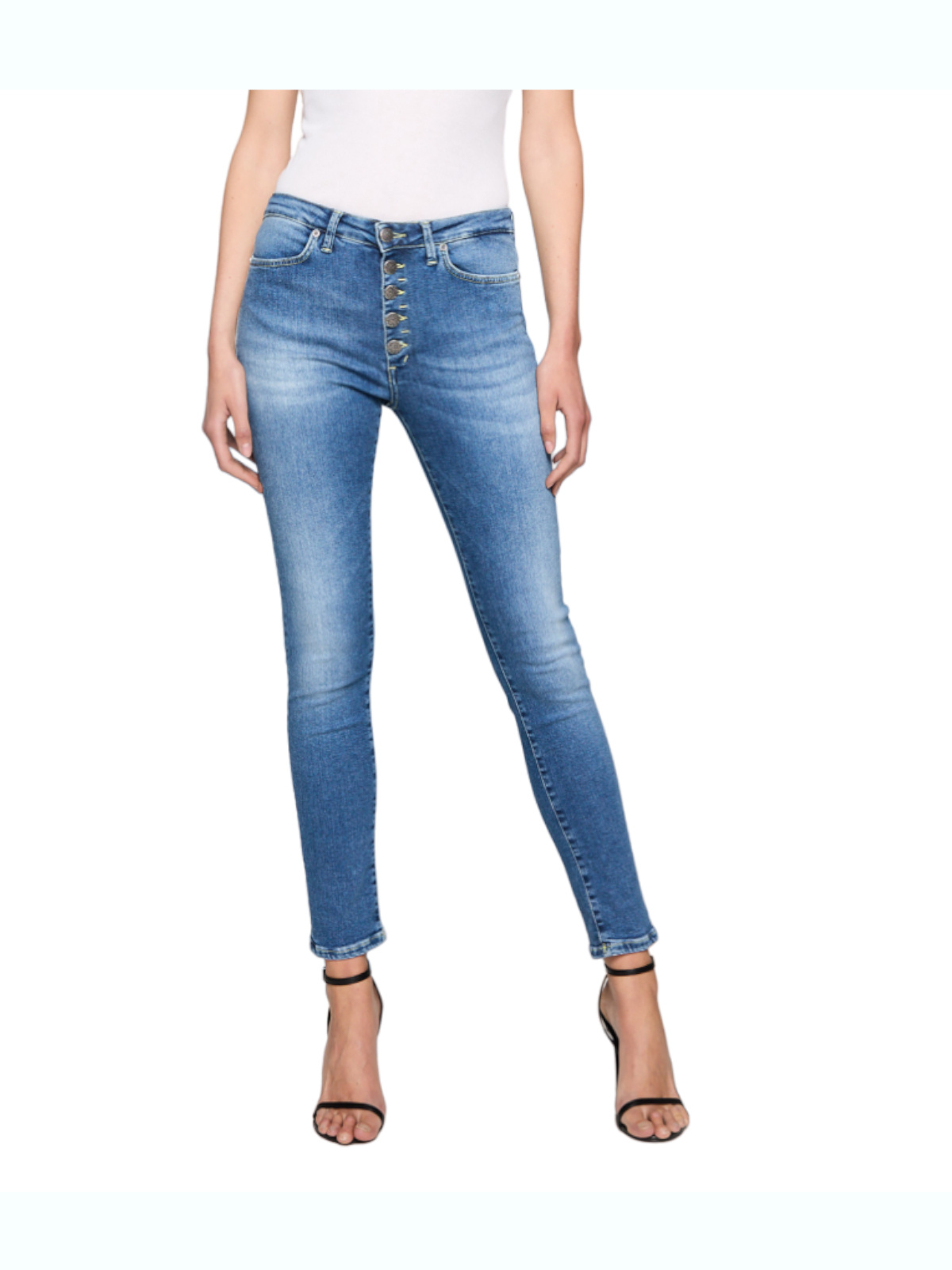 Dondup Belt Loop With Jeans In Blue