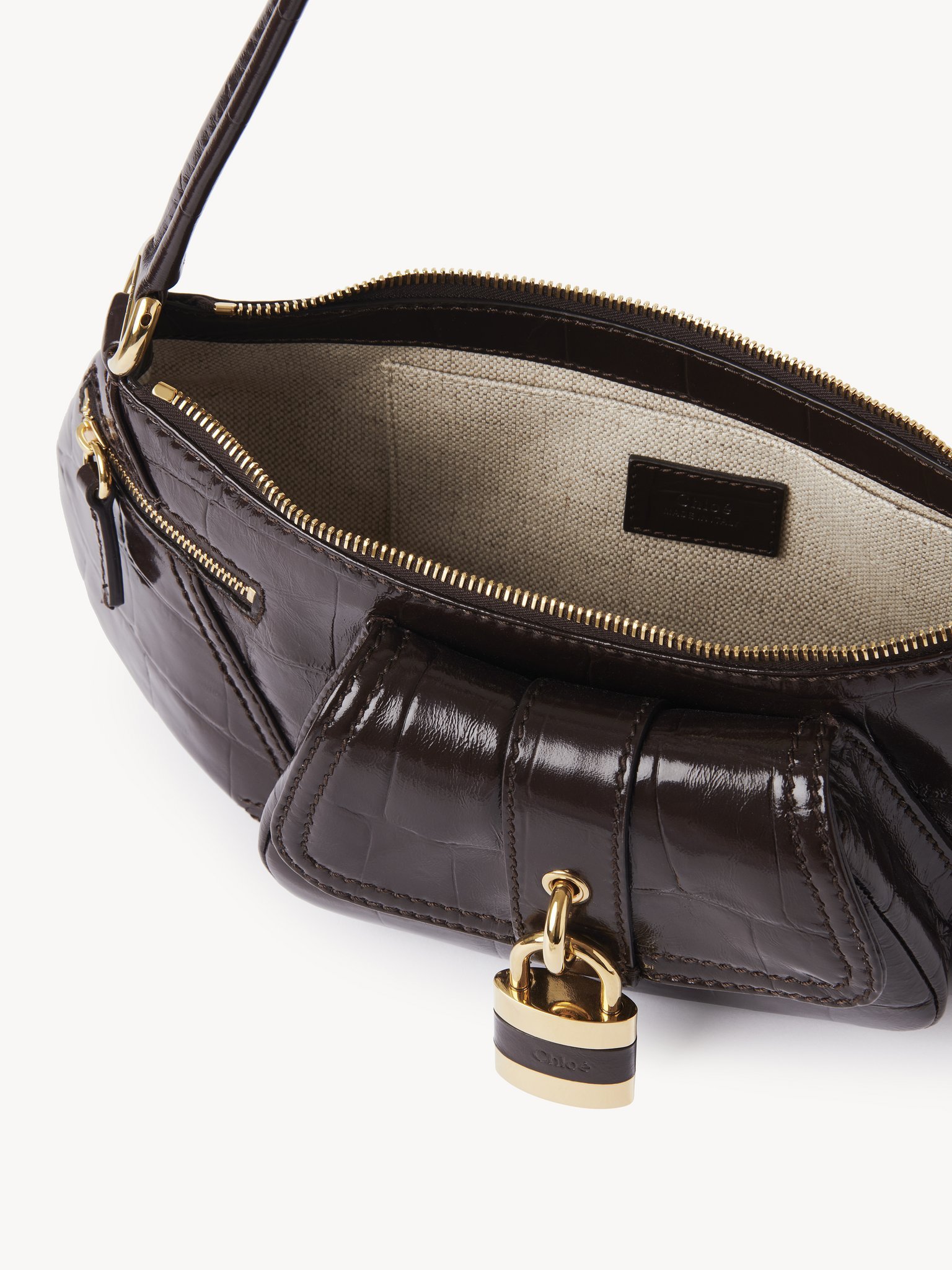 Shop Chloé The 99 Shoulder Bag In Black