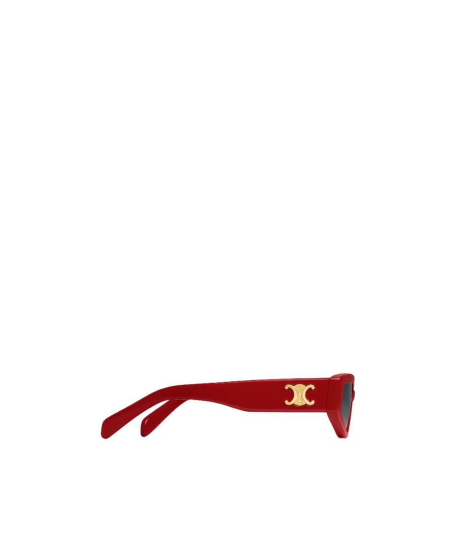 Celine Triomphe 12 Sunglasses In Red