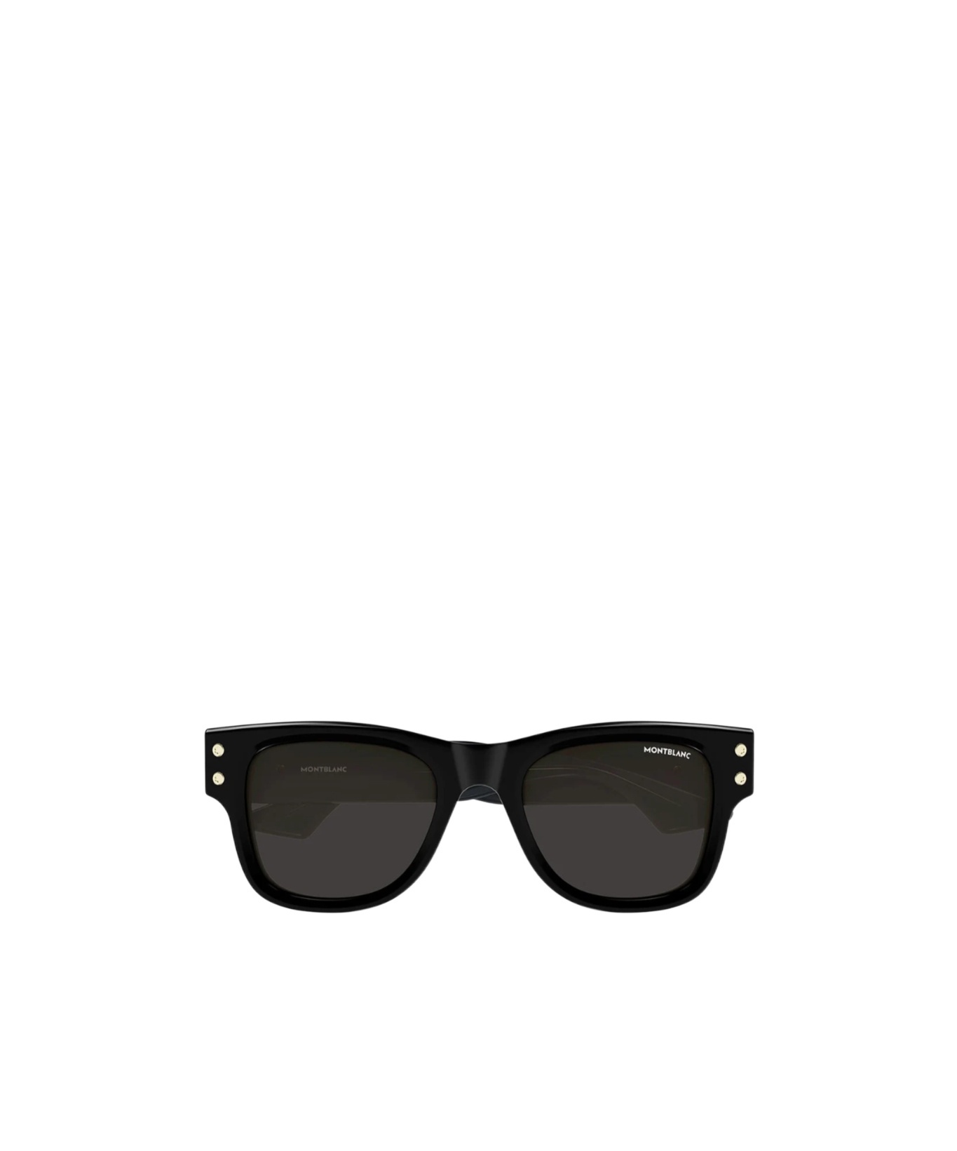 Montblanc Full Frame Sunglasses In Black