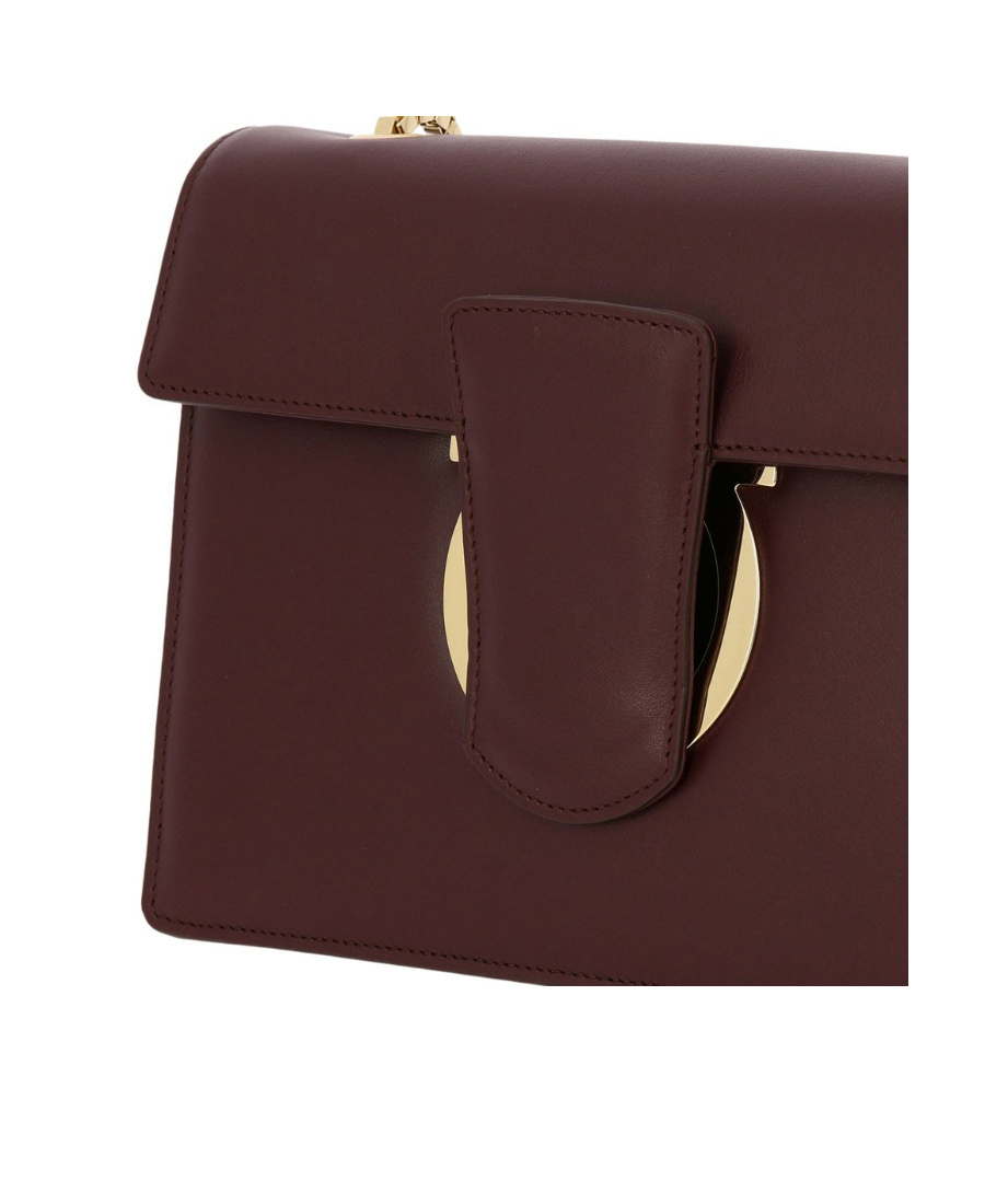 Ferragamo Logo Shoulder Bag In Red