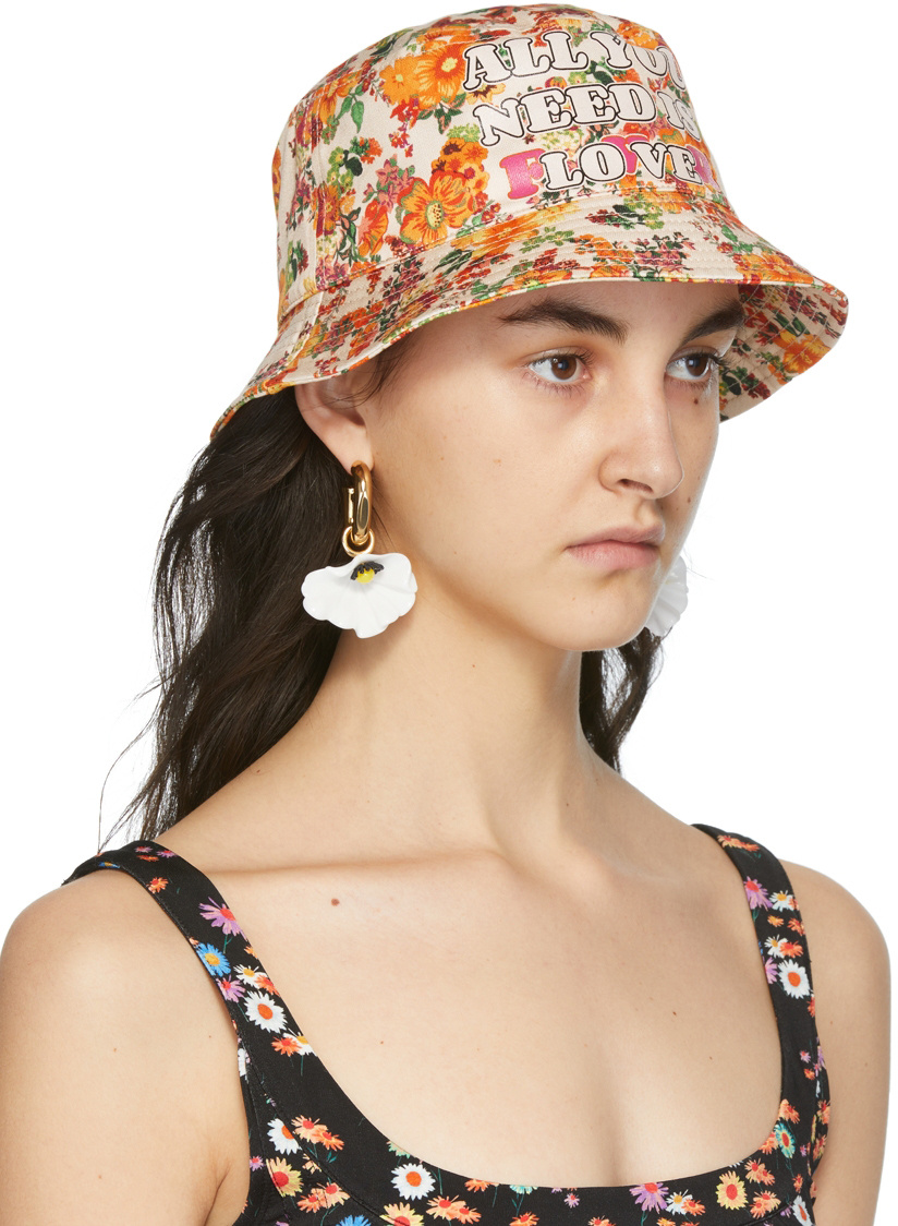 Rabanne Multicolored Fisherman's Hat In Nude
