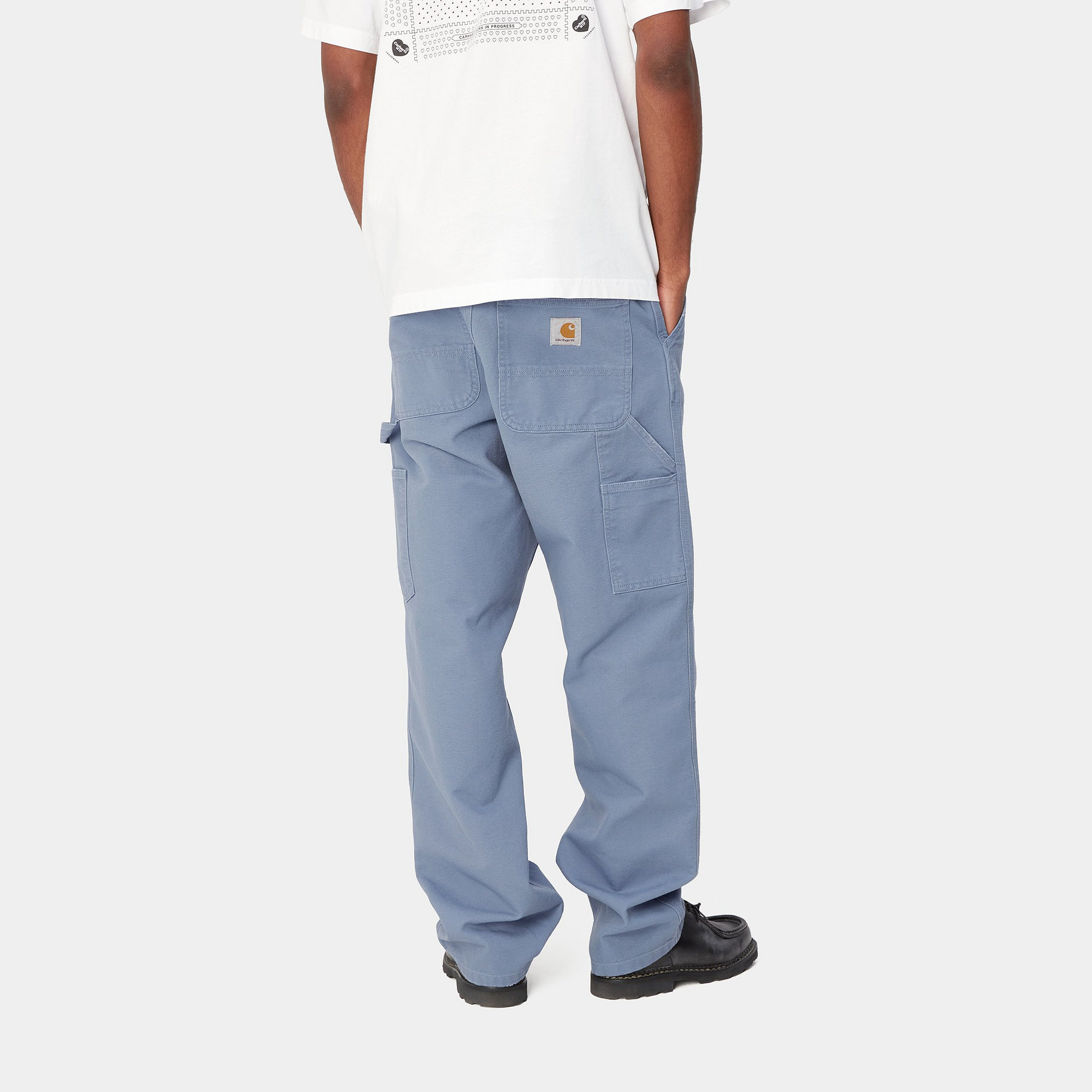 Carhartt Wip Bay Trousers Single Knee In Blue