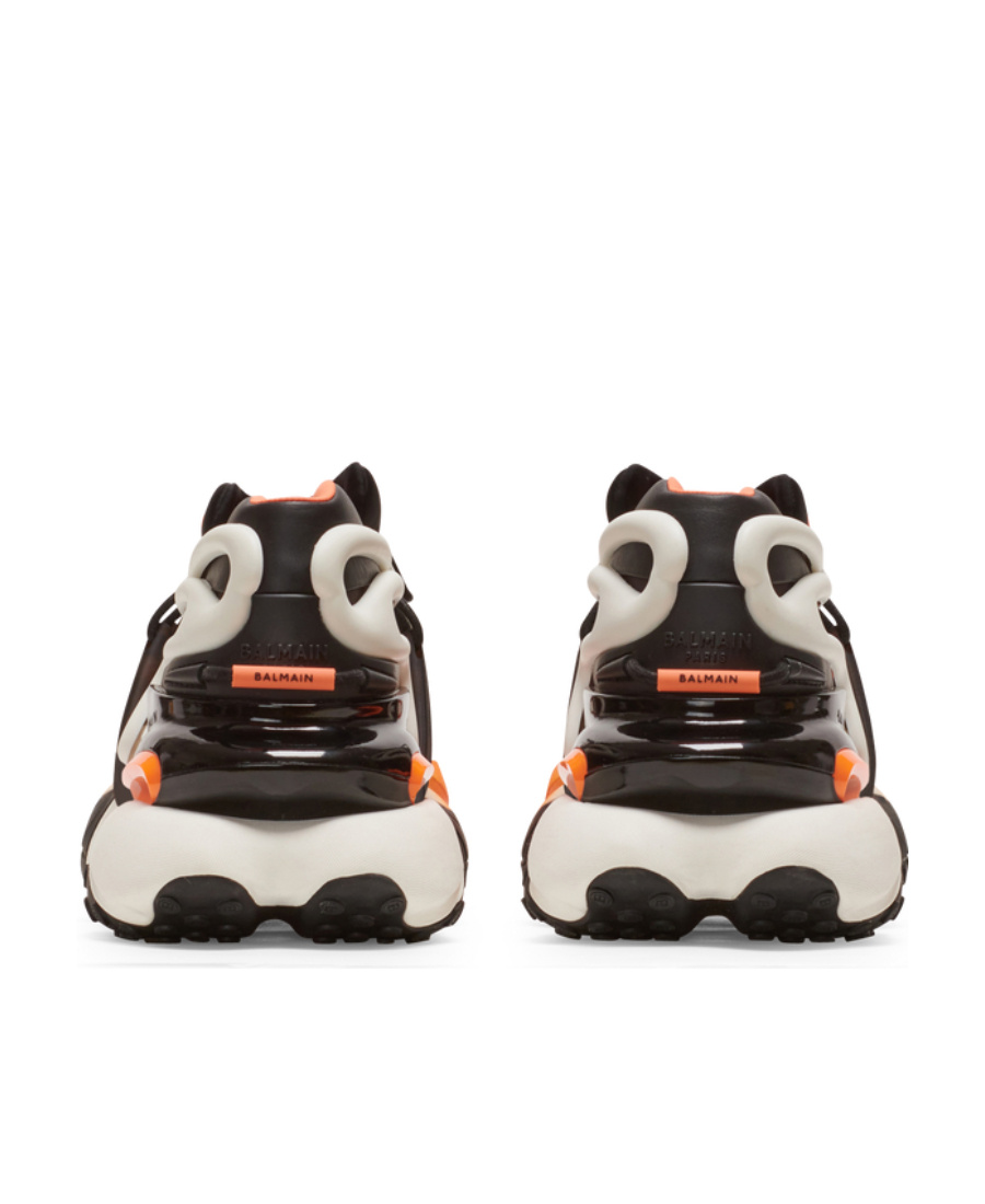 BALMAIN UNICORN TRAINERS IN NEOPRENE AND LEATHER