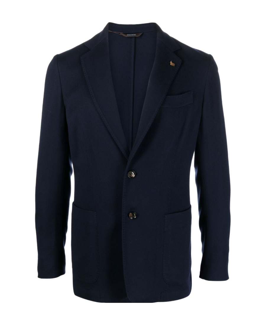 Colombo Men's Wool Single-breasted Blazer In Black