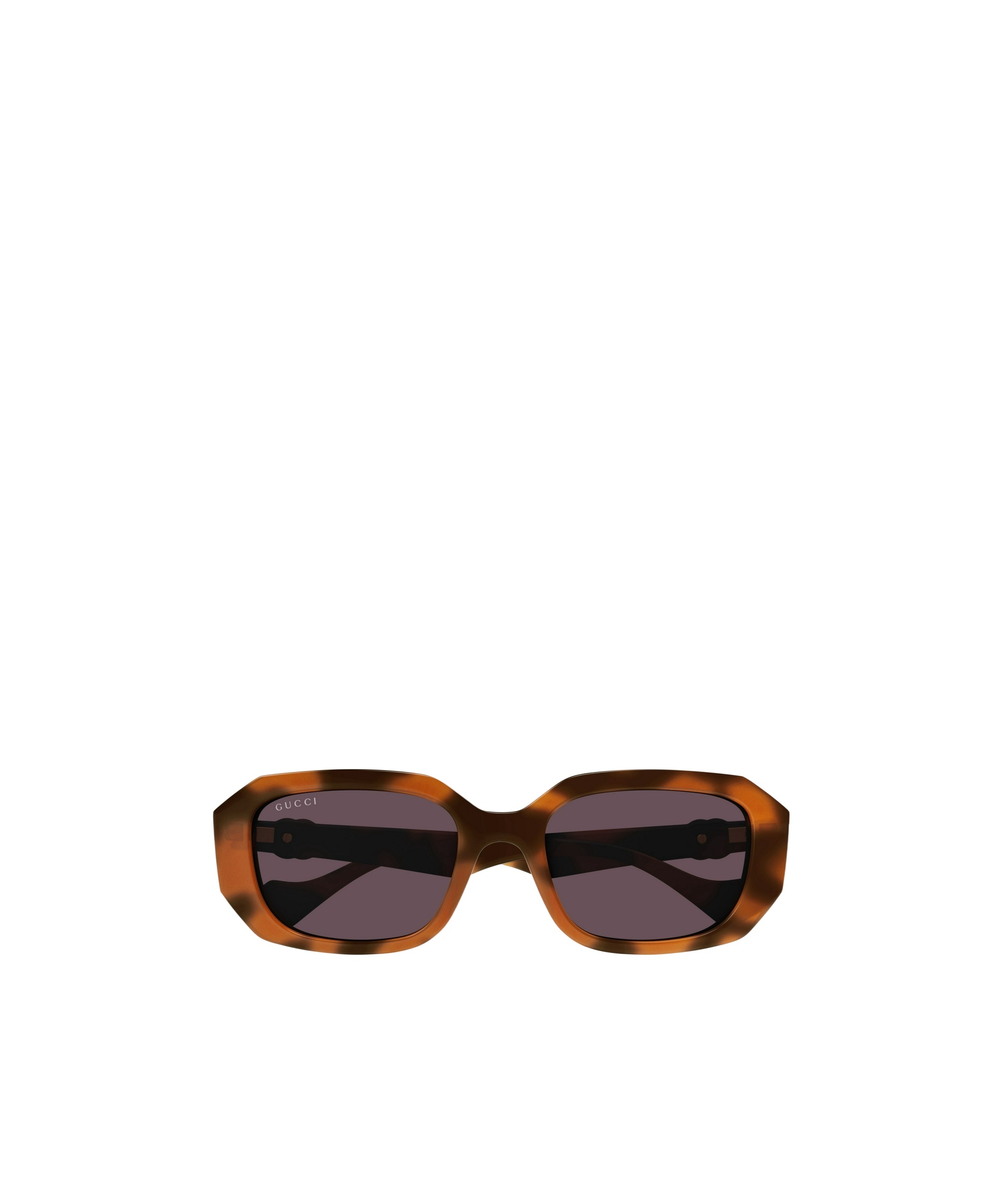 Gucci Eyewear Rectangular Frame Sunglasses In Orange