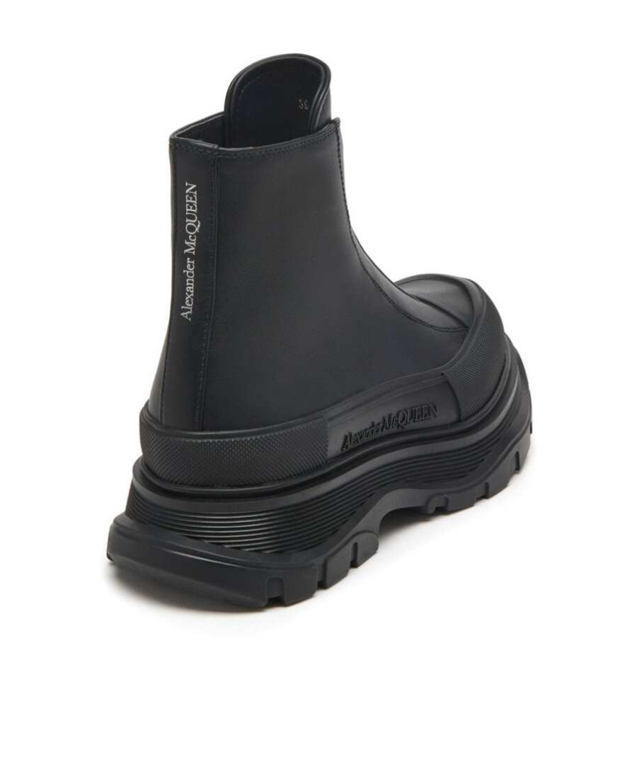 Alexander Mcqueen Alexander Mc Queen Tread Slick Ankle Boots In Black