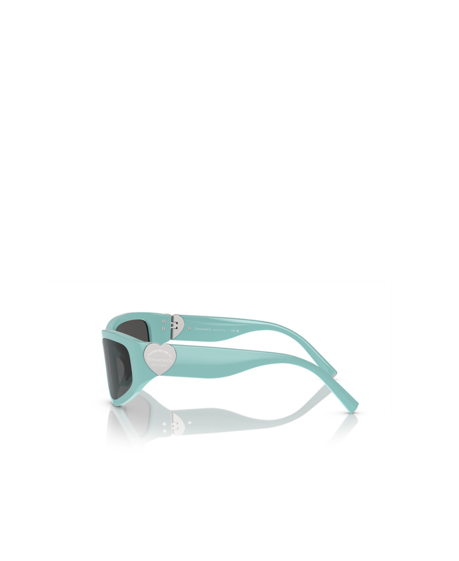 Tiffany & Co Womens Blue Tf4217 Irregular-frame Acetate Sunglasses In Black
