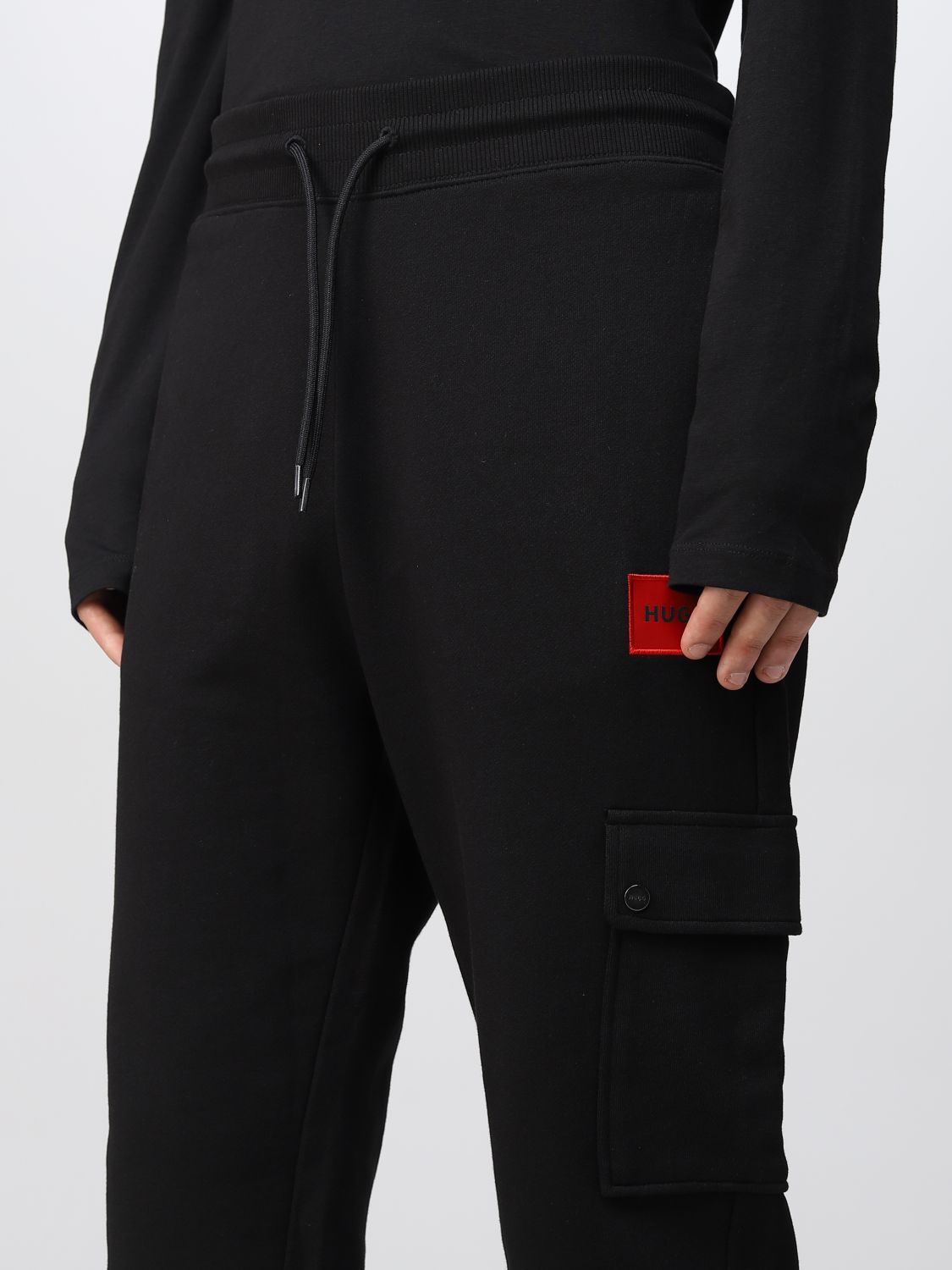 Shop Hugo Boss Dwellrom Pants In Black