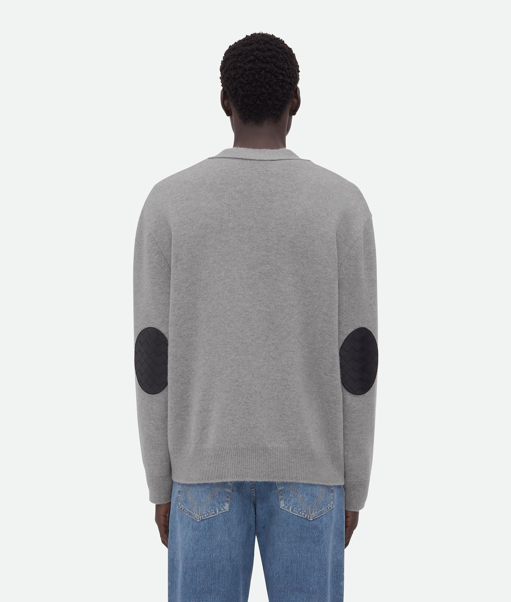 Bottega Veneta Cardigan En Cachemire In Gray