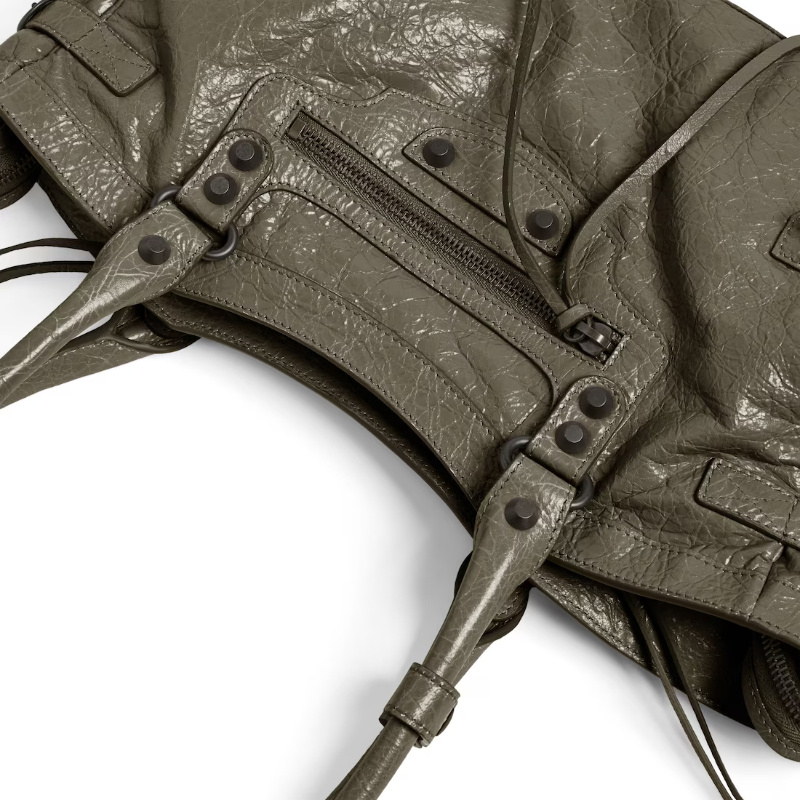 Balenciaga Women's Le City Bag East-west In Army Green In Green