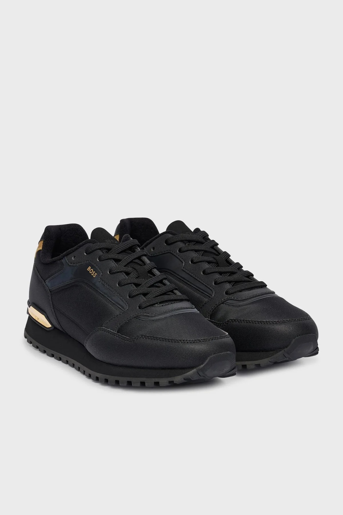 Hugo Boss Parkour Panelled Sneakers In Multi