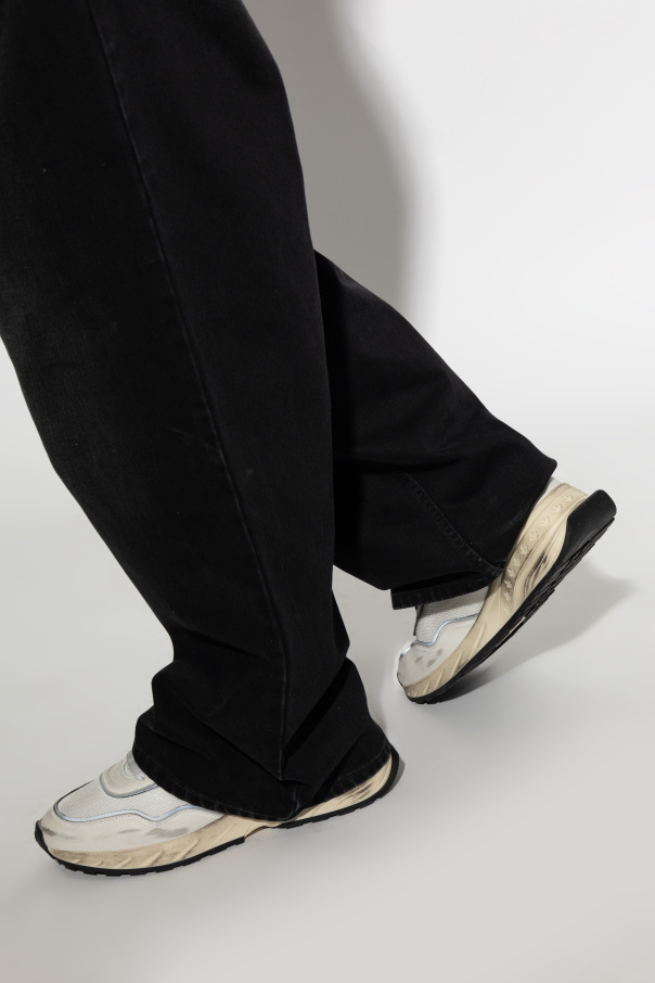 Dsquared2 Distressed-finish Sneakers In Gray