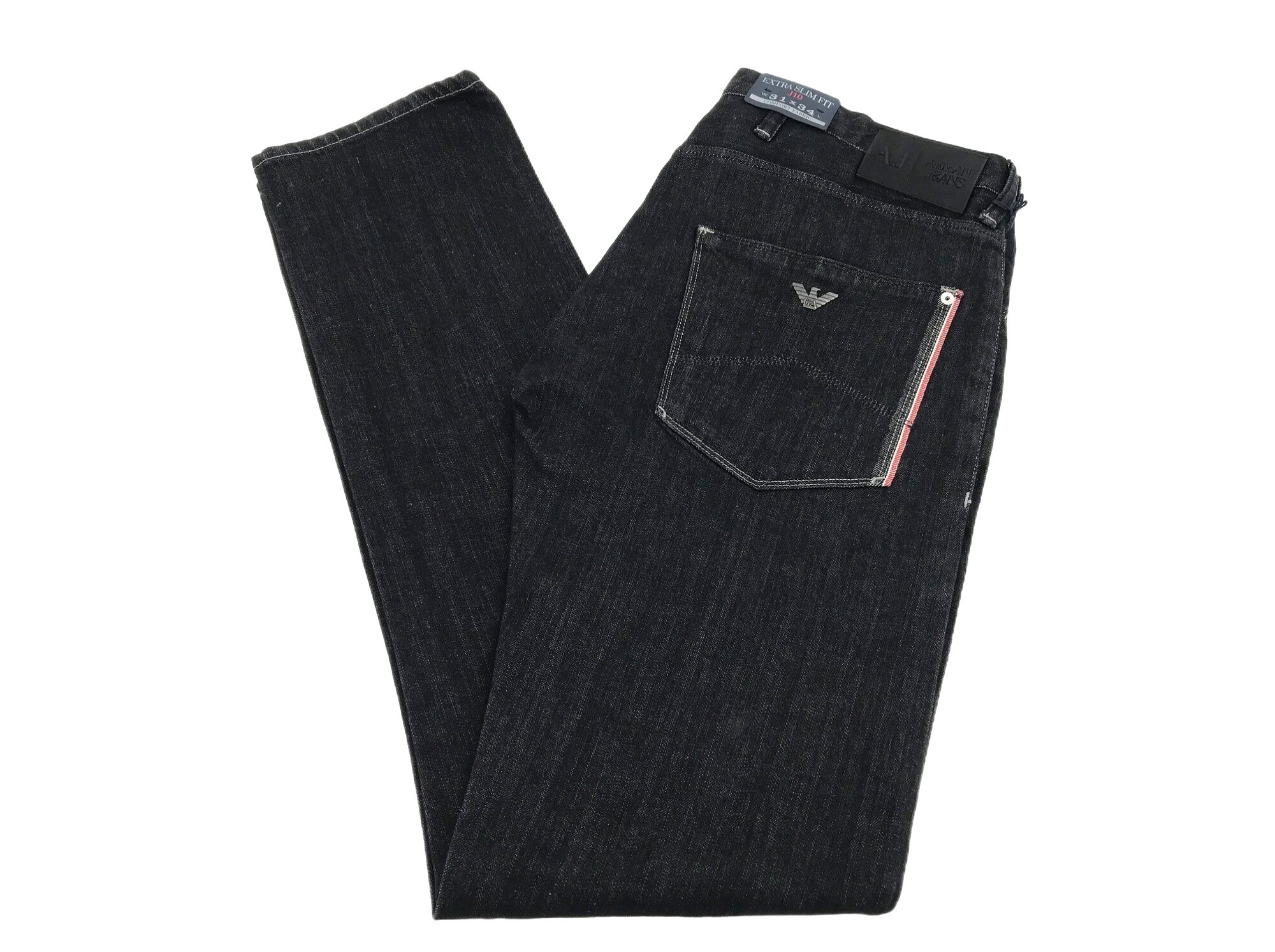 ARMANI JEANS LOGO DETAIL JEANS