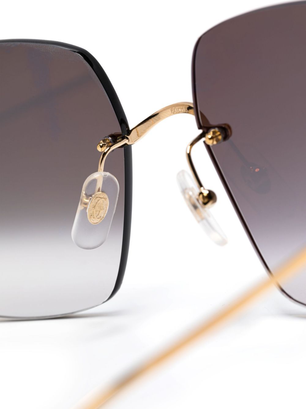 Cartier Trinity Sunglasses In Gray