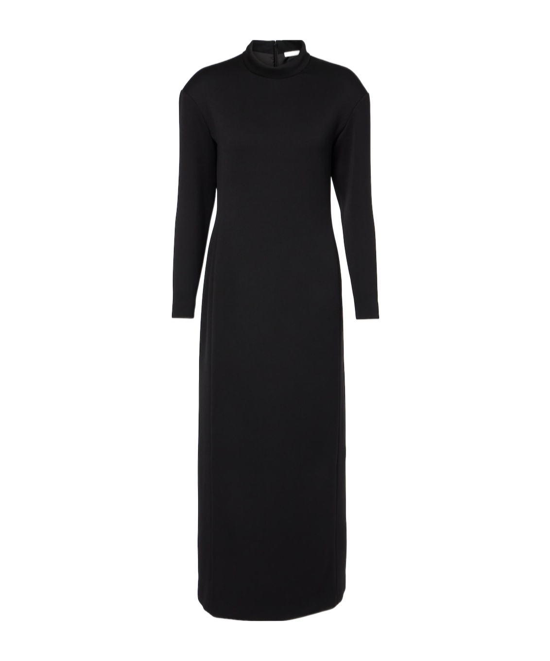 The Row Arno Wool Maxi Dress In Black
