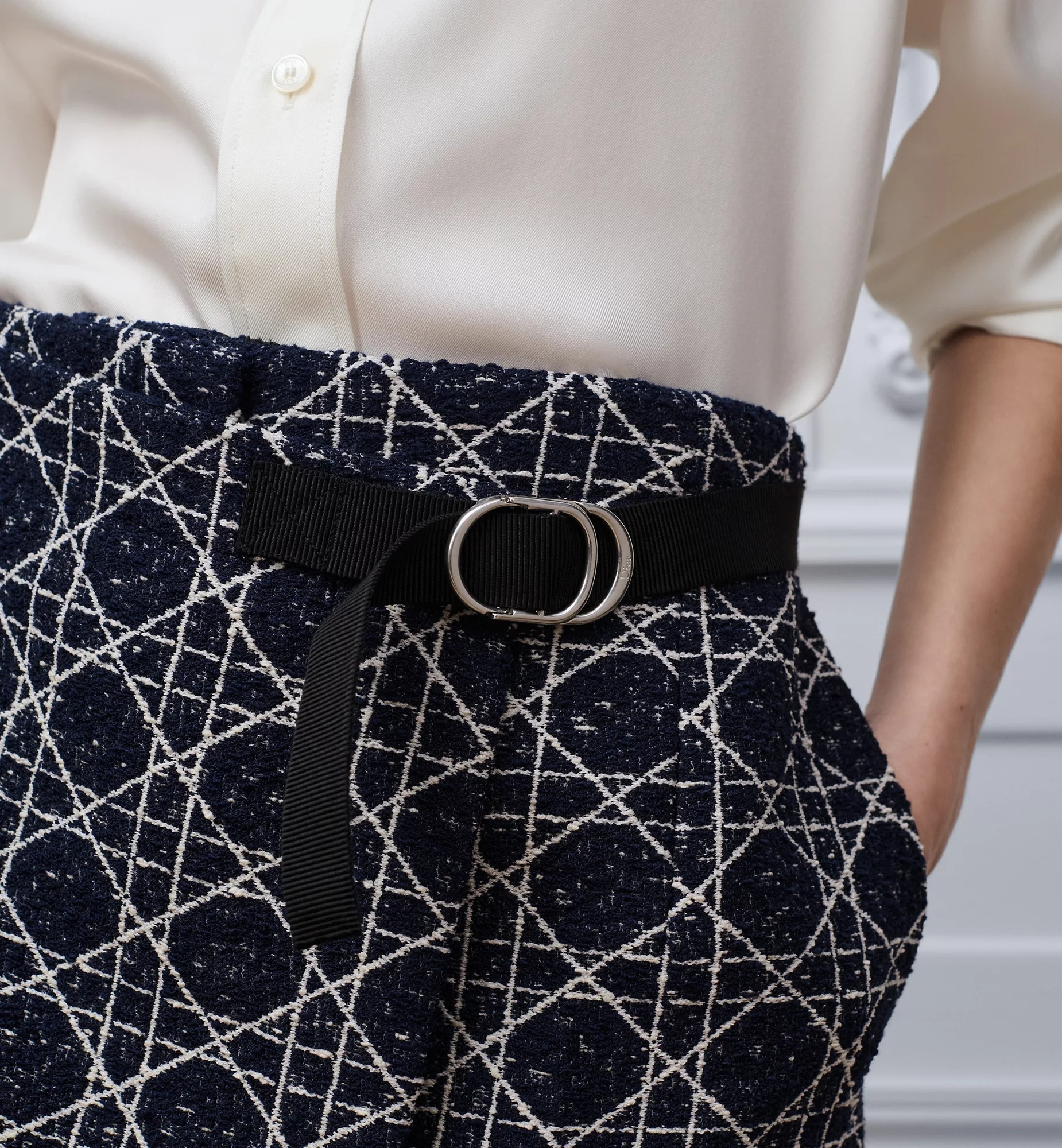 Dior Macrocannage Skort In Multi